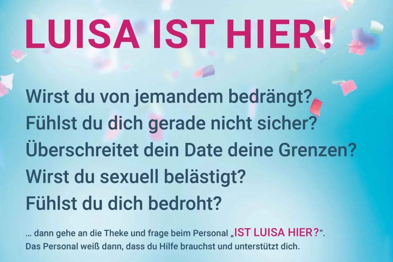 Luisa ist hier! (Gestaltung: dennis-harwardt.de)